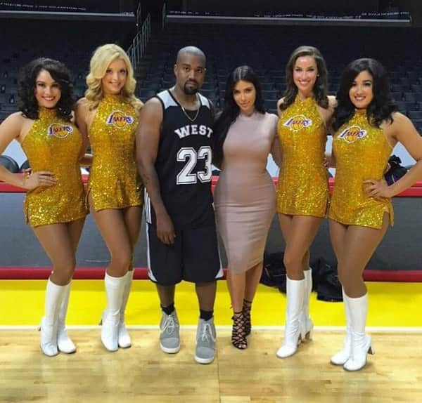 Thank you Staples Center for the most amazing birthday party for Kanye! Twitter@KimKardashian