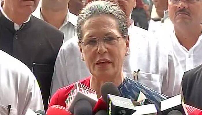 Sonia Gandhi hits out at Modi govt, accuses of bias against Congress-ruled states