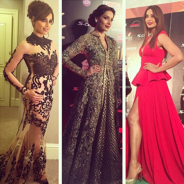 Thank you @sonaakshiraaj @sabyasachimukherjee and @gauriandnainika for your beautiful outfits for me at #iifa2015 ! Thank u @sanjanabatra for all the help! - Instagram@bipashabasu