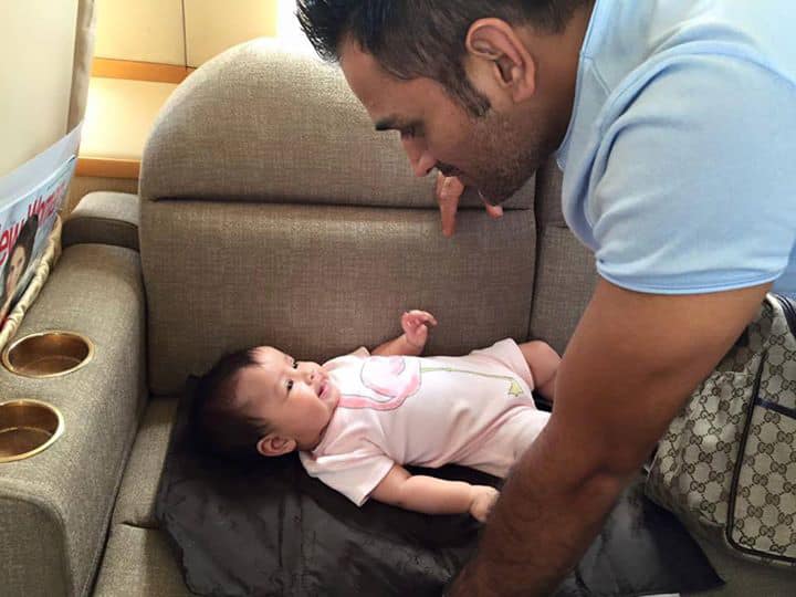 Adorable pics of MS Dhoni's daughter Ziva