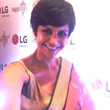 At the @LGIndiaTweets Happiness event! Glad to find out India's happiness index - #LifesGood Twitter@mandybedi