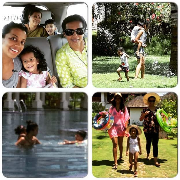 #happiness #family #vacation #Pondicherry #sun #fun #water #beach #dancing #enjoy #reewa #arnav @madurakulkarni @savitaharigodse - Instagram@mugdhagodse