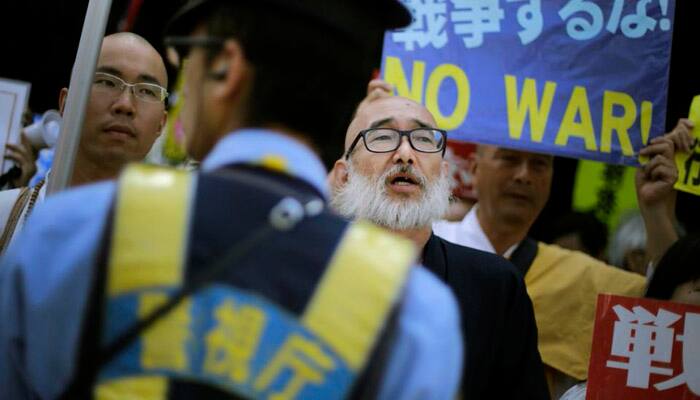 Thousands rally against Japan PM`s security bills