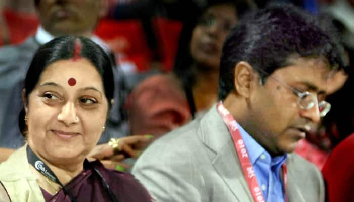 Travel documents row: Helped Lalit Modi on &#039;humanitarian grounds&#039;, says Sushma Swaraj; BJP backs her