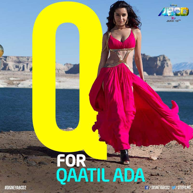 UTV Motion Pictures :- Killer looks in Disney's #ABCD2! In 3D in cinemas this Friday!  #ShraddhaVINNIEKapoor. -twitter