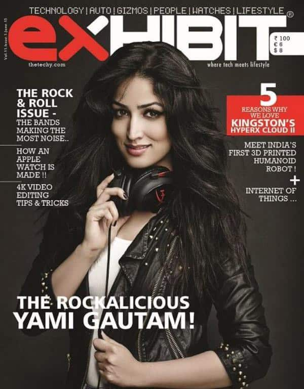 'Exhibit' your love for technology guys ! Cover shoot for @exhibitmagazine this month !! - Twitter@yamigautam