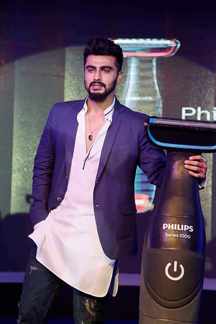 Bollywood actor Arjun Kapoor at a launch event.