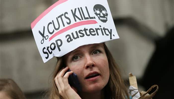 Thousands march in London against new UK government&#039;s austerity plan