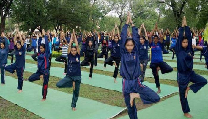 States stretch too to mark first Yoga Day