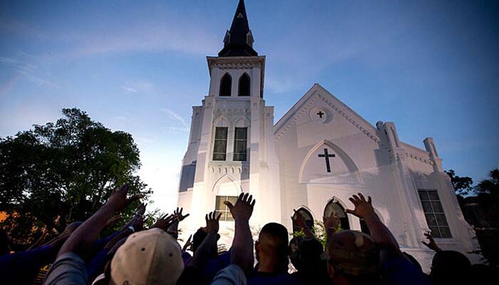 Charleston church reopens in triumph over `Devil` massacre