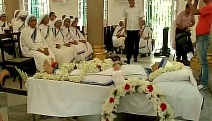 Sister Nirmala laid to rest as admirers pay homage despite rain
