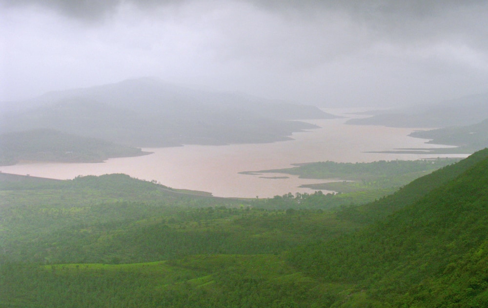 Backwater of Khadakwasla dam, Pune, Maharashtra, India