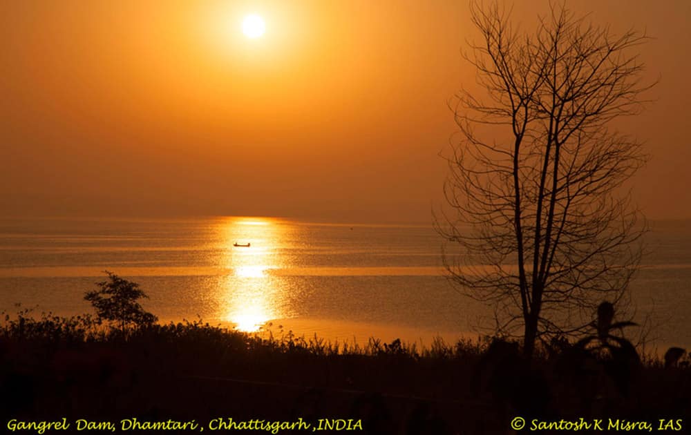 Gangrel Dam - Pic Courtesy: Chhattisgarh tourism