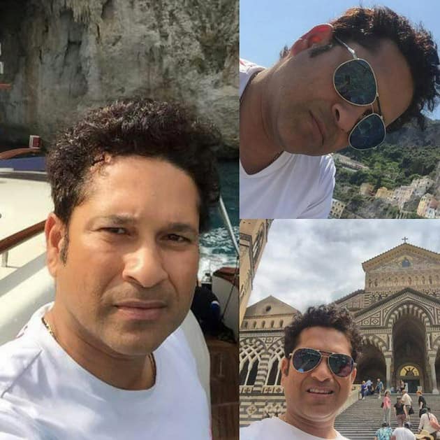 In Capri, Italy - Instagram@sachintendulkar