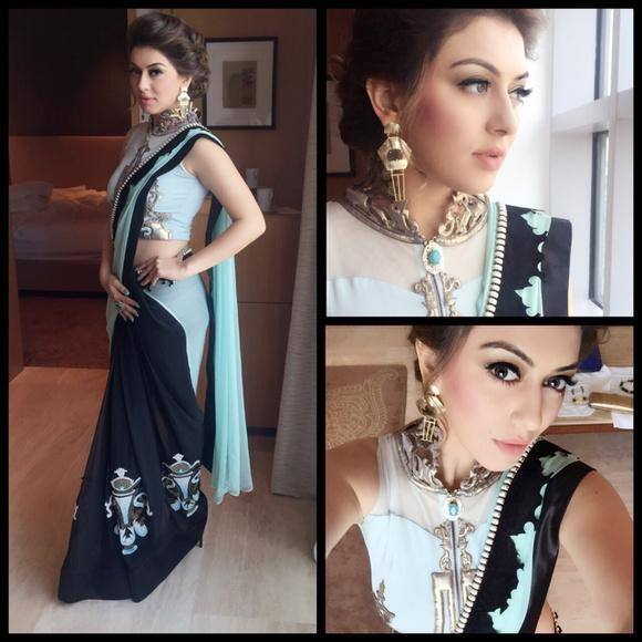 AnAbsolute sweetheart @hansikamotwani killing it in @soniyagohil @curiocottage jewlry and @minerali @eshaamiinlabel Twitter@ihansika
