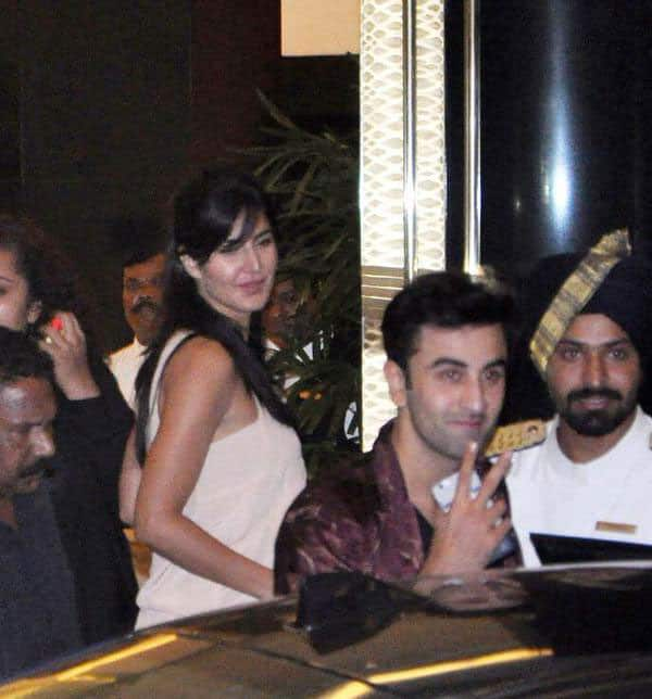 @RanbirKapoorFC  :- Ranbir Kapoor and Katrina Kaif at Arjun Kapoor's birthday bash-twitter