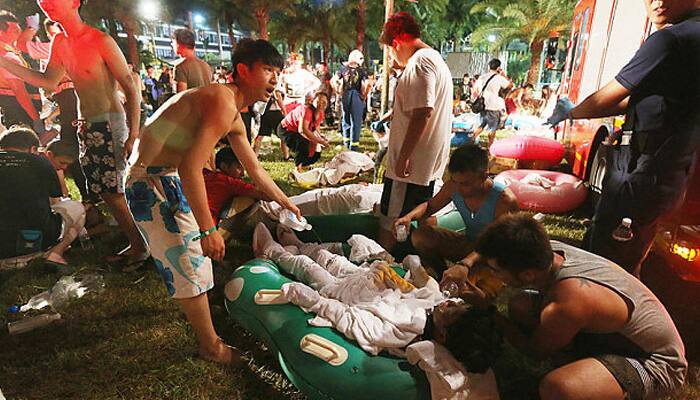 Young partygoer dies after Taiwan water park disaster