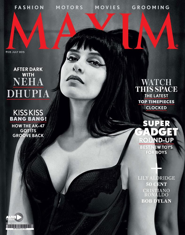 Maxim India :- @NehaDhupia all around goddess and #MaximIndia cover girl for July. Check it out. #NehaDhupia #HotRightNow #CoverGirl -twitter