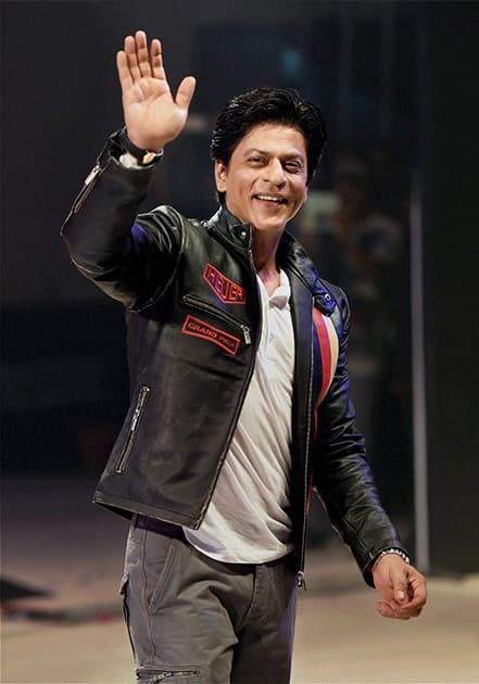 Shahrukh Khan at the launch of a new range of Tag Heuer watches in Mumbai.