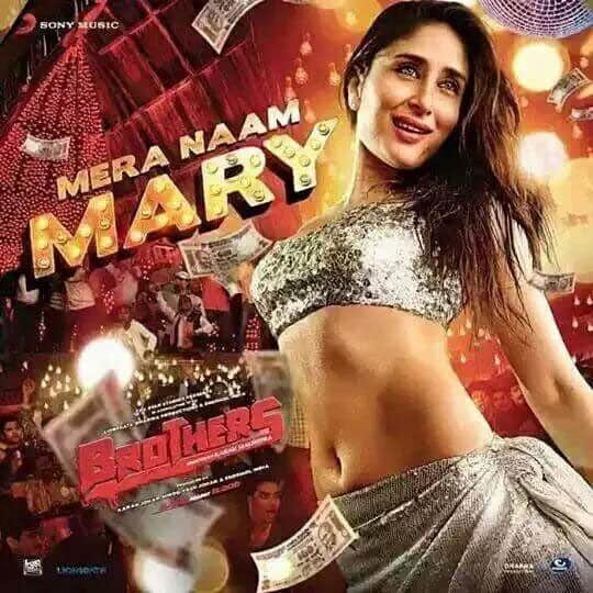 First look of Kareena Kapoor in the song Mera Naam Mary of @Brothers2015 -twitter