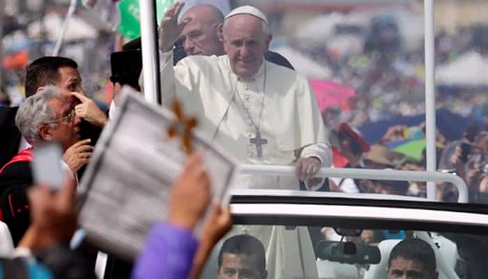 Pope leads huge mass in Quito