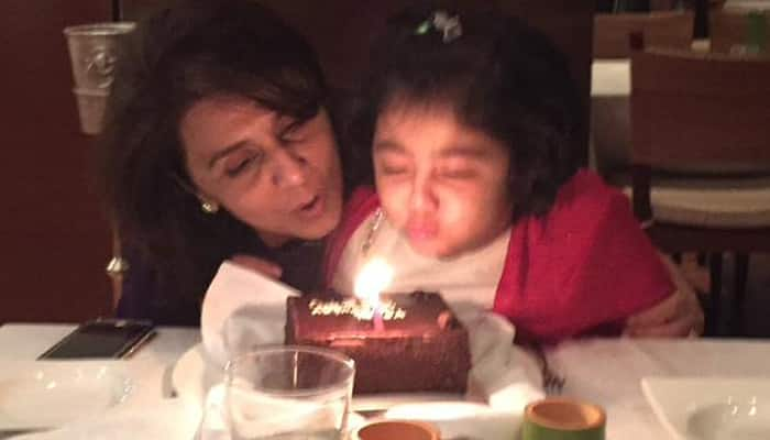 Neetu Kapoor celebrates birthday with grand-daughter