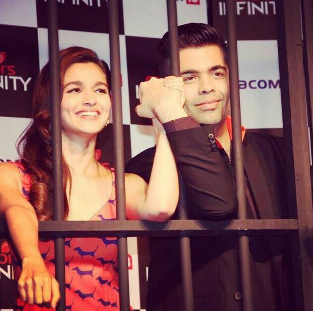 Co-curators in crime ;) @karanjohar - Instagram@aliaabhatt