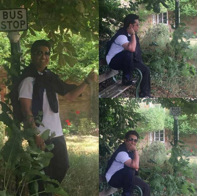 In Great Haseley Oxfordshire. Missed the last bus, can anyone give me a lift?? - Instagram@sachintendulkar
