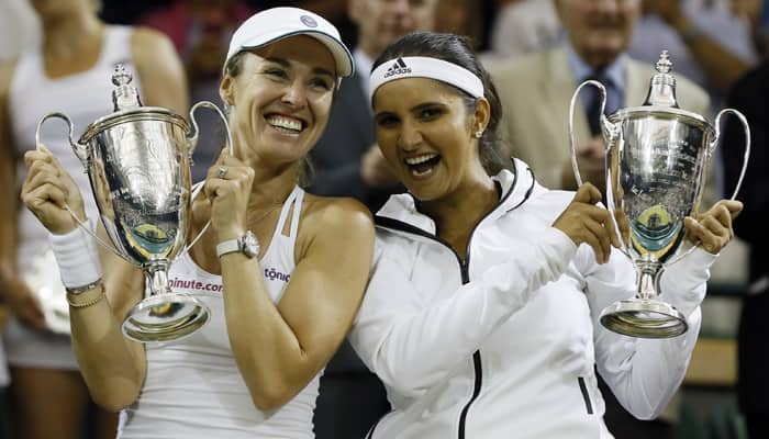 Sania Mirza seals historic Wimbledon crown with Martina Hingis