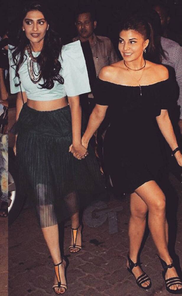 Jacqueline Fernandez :- #bollywoodbestie she's got my back!!!  love you #sonesones tag your #bestie -instagram