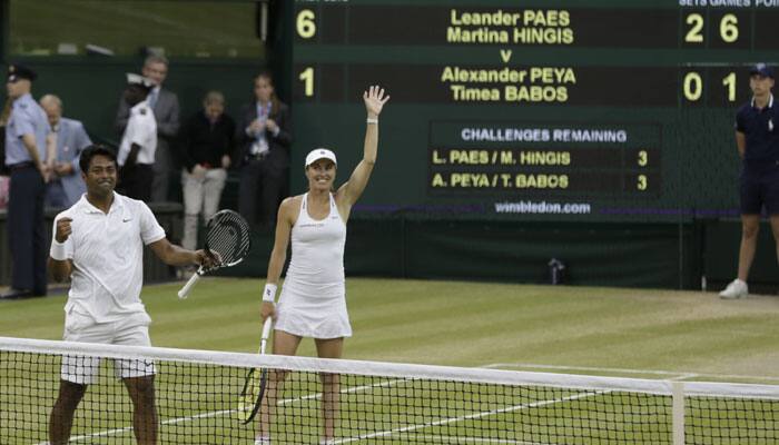 Wimbledon: Vintage Leander Paes partners Martina Hingis to win 16th Grand Slam title