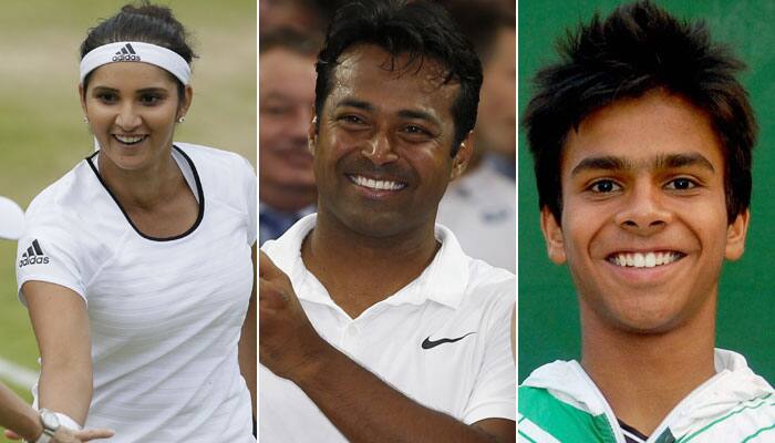 Historic moment: It&#039;s a hat-trick of titles for India at Wimbledon 2015!