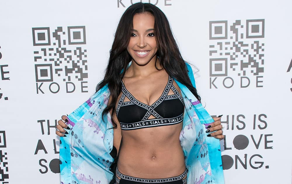 Singer Tinashe arrives at the KODE 6 Party held at The Standard in West Hollywood, Calif.