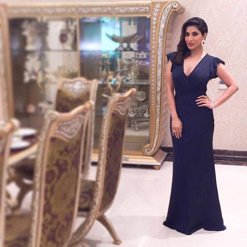 SOPHIE CHOUDRY :- #AboutLastNight #Event #Delhi #MulberryMansions #Glam #Style #Elegant styled by Me #HMU divyachablani -instagram