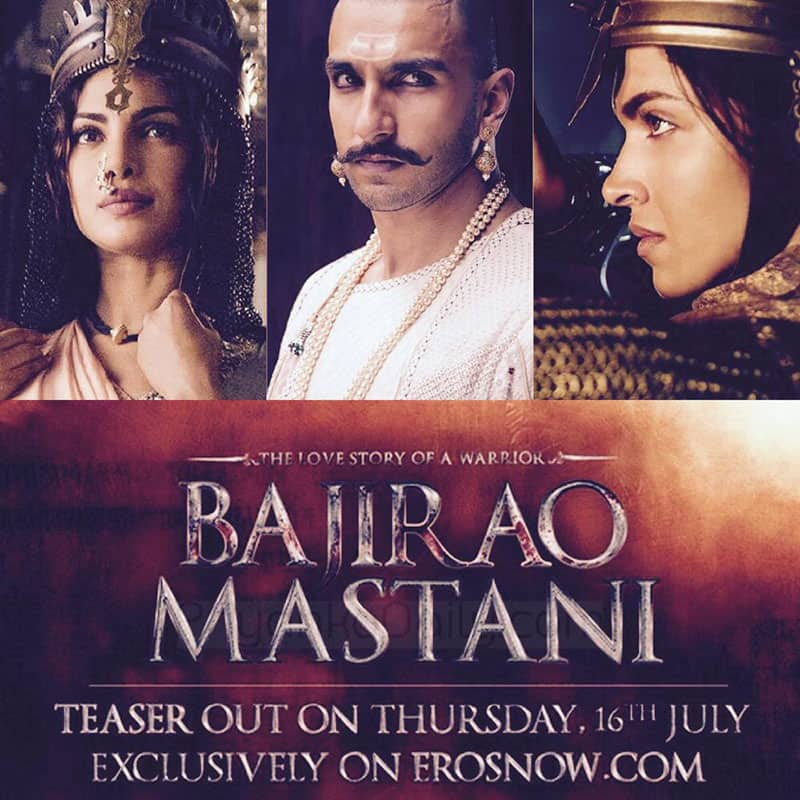 Deepika Padukone :- RT @PriyankaDaily: Let's Break the Internet today... Trend  #1DayToBajiraoMastaniTeaser Starting 6PM @priyankachopra  -twitter