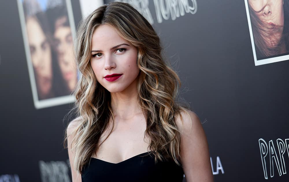 Halston Sage arrives at 