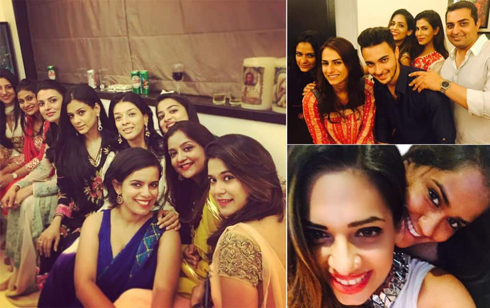 Eid Celebrations @aaysharma @karishmasamat @Kashmira_Irani @mansha_bahl - Twitter@khanarpita