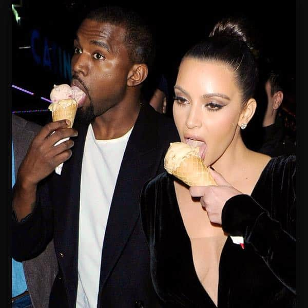 #NationaIceCreamDay - Twitter@KimKardashian