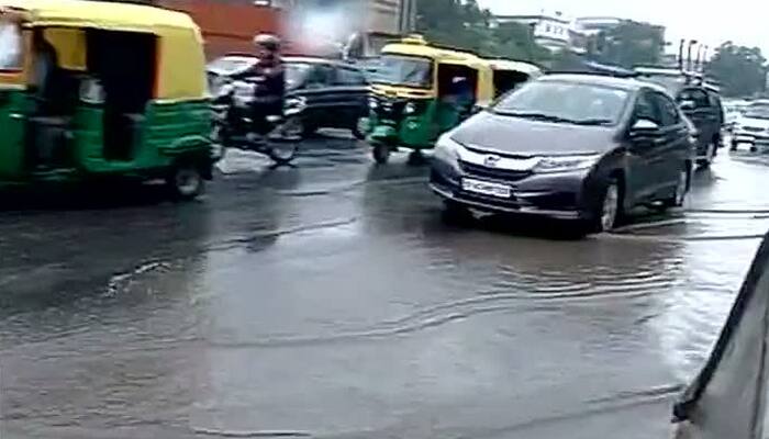 Rains lash Delhi; traffic jam, waterlogging in several areas