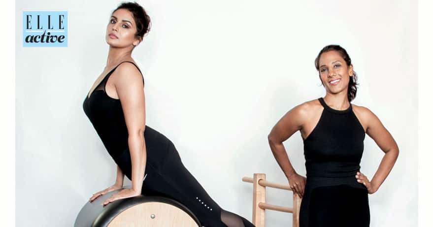 #ELLEActive @HumaSQureshi & trainer @RadhikaKarle on how to lose weight – not your curves. -twitter
