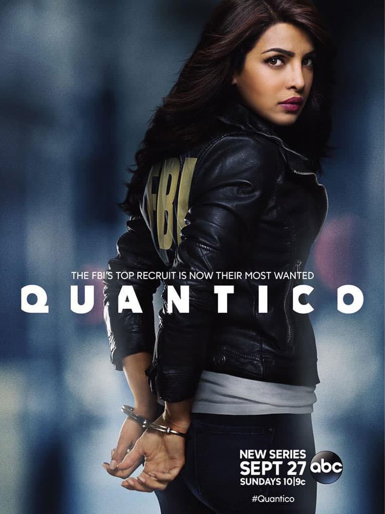 PRIYANKA :- On route to begin work on #Quantico ! But first, there's this... an exclusive look at the official poster! U like?  -twitter