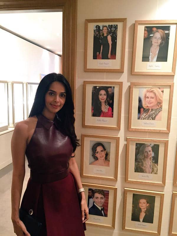 Thrilled to be on @Boucheron Wall of Fame:) @gucci - Twitter@mallikasherawat