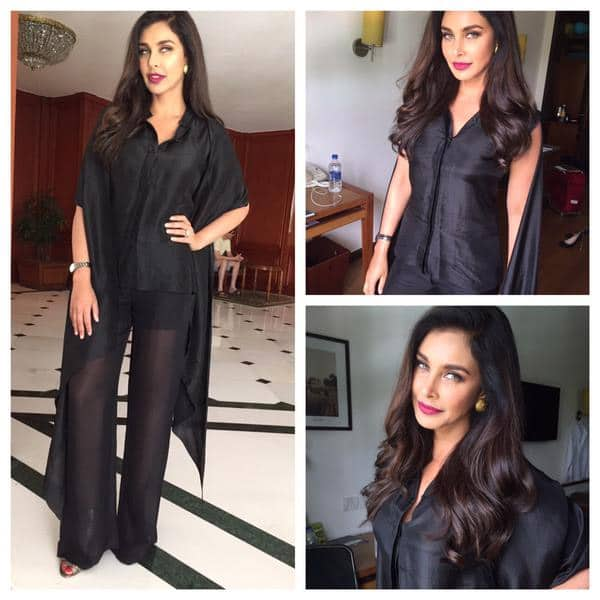 Crazy for this deeply sensual @DRVVofficial pantsuit which hints at so much w/o giving it all away! MUH @o_mehak - Twitter@Lisaraniray