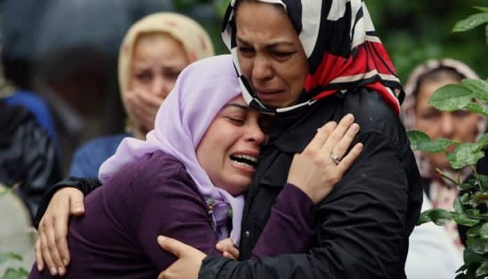 Anguish and anger as families bid farewell to Turkey bombing victims