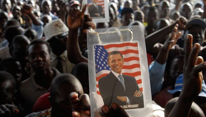 Obama says `Africa on the move` in landmark Kenya visit