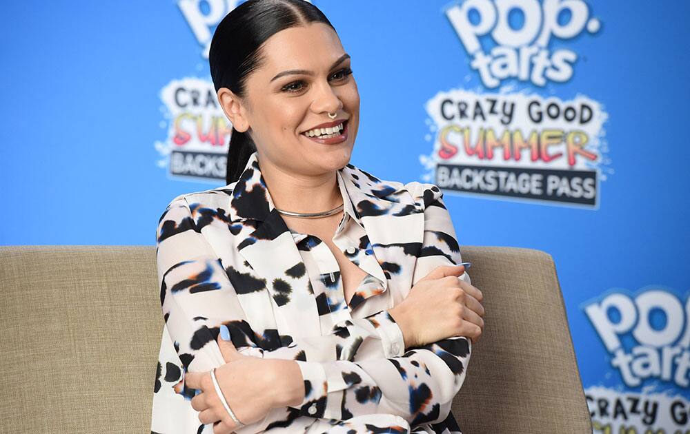 “Sorry to Interrupt” singer-songwriter Jessie J hung out backstage at the Nob Hill Masonic Center before the Pop-Tarts #CrazyGoodSummer concert in San Francisco.