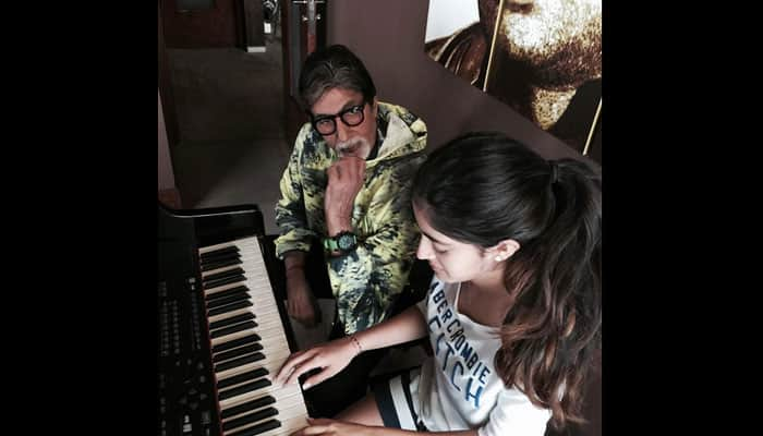 Amitabh Bachchan impressed with granddaughter&#039;s piano playing skill