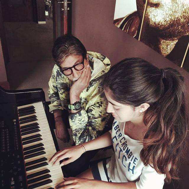 #amitabhbachchan spent his Sunday listening to his Granddaughter #navyanavelinanda playing Piano. -twitter