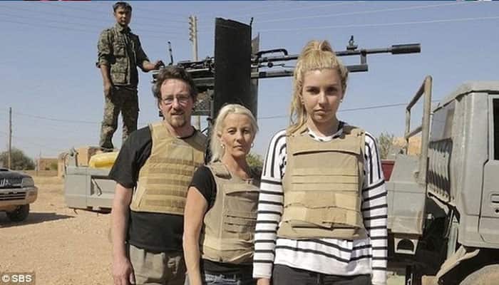 Australian reality TV stars `shot at by ISIS` in Syria