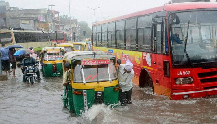 22 killed as heavy rains lash Gujarat, normal life hit